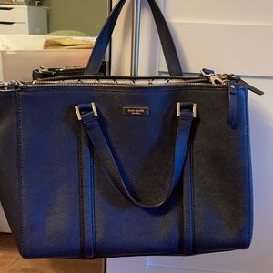 Kate Spade Navy Blue Work Tote